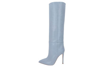 Paris Texas 105mm Crocodile-effect Knee-high Boots