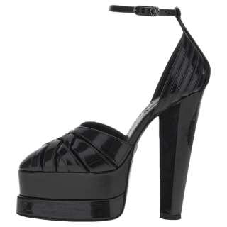 Roberto Cavalli 155mm Patent-finish Pumps