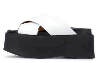 MARNI Slide Slippers Women's White