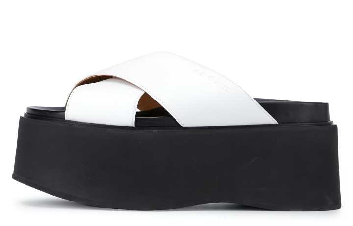 MARNI MARNI Slide Slippers Women's White