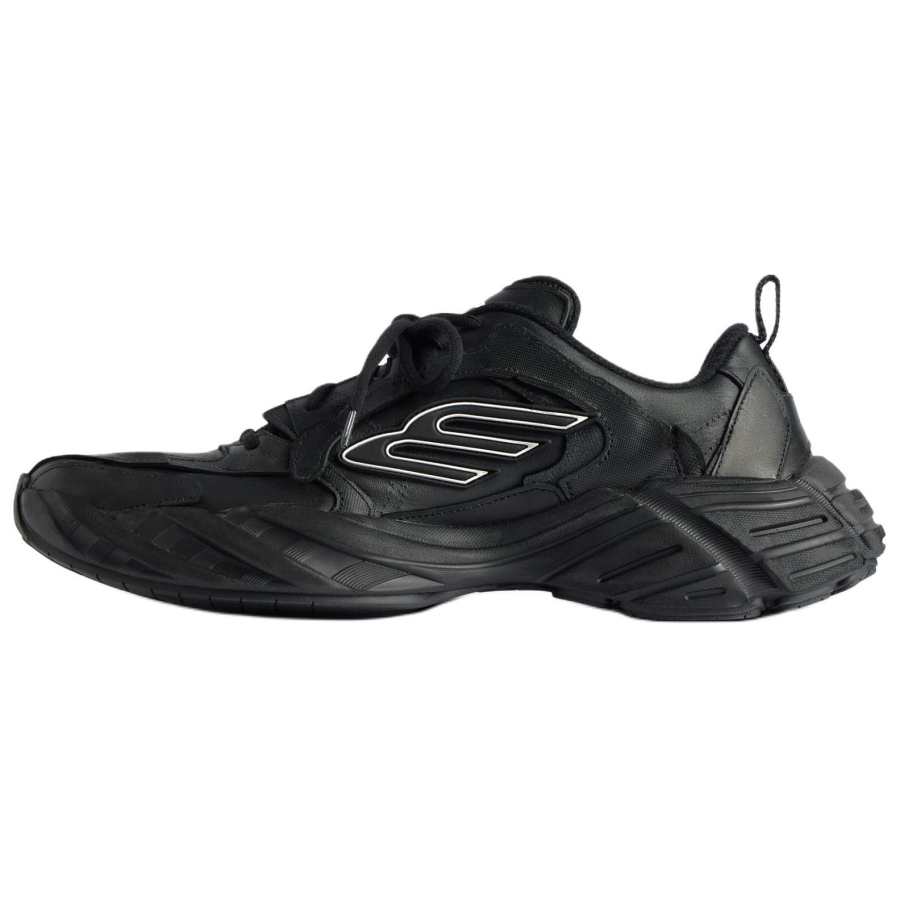 Balenciaga MONDAY Cow Leather Low top Casual Shoes Women's Black