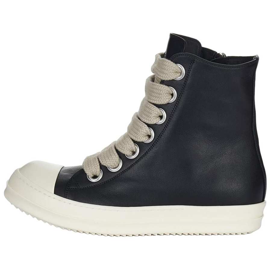 RICK OWENS RICK OWENS/RO Jumbo Laces High top Skateboard Shoes Women's Black