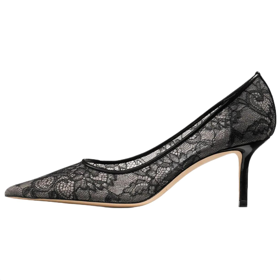 Jimmy Choo LOVE Slim Heel High Heels 6.5cm Women's Black