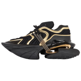 BALMAIN Unicorn Low top Casual Shoes 7cm Men's Black