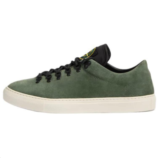 STONE ISLAND Logo Patch Low Top Sneakers