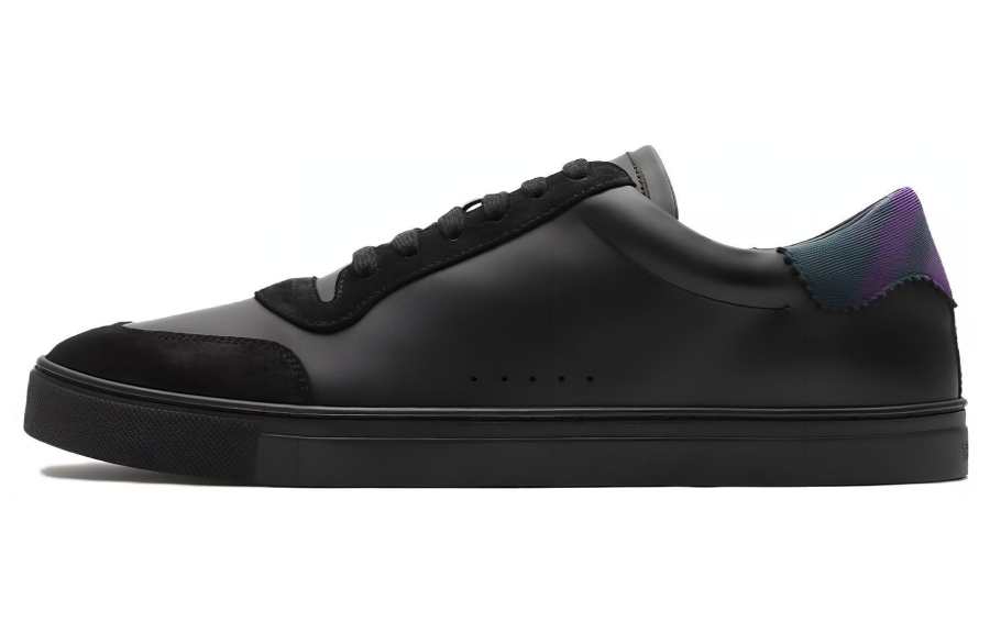 Burberry Burberry Round-toe Leather Sneakers