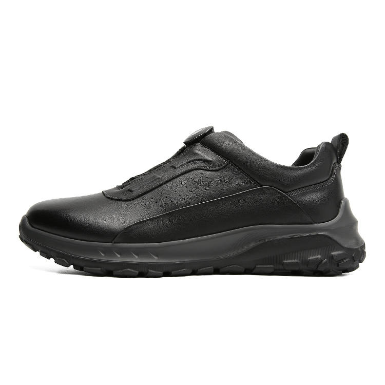 S.T.Dupont S. T.DUPONT Top Grain Cow Leather Low top Casual Shoes Men's Black