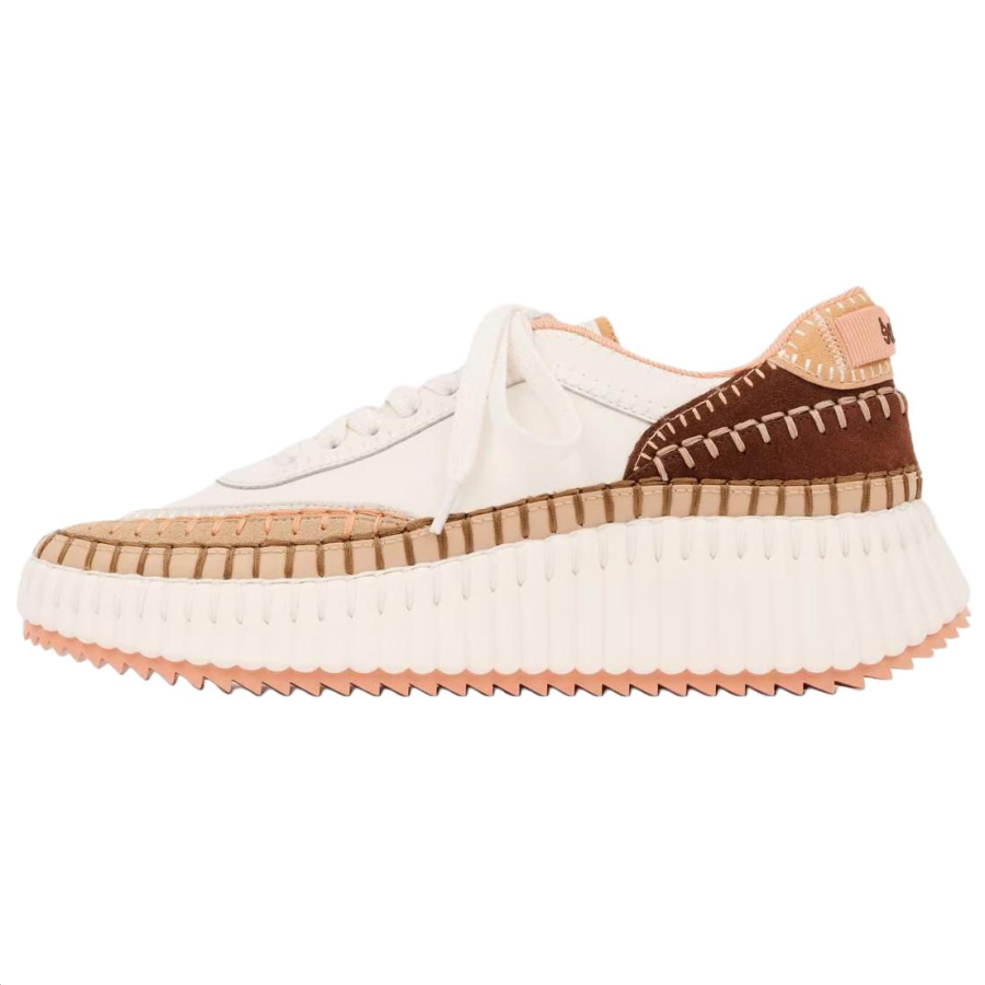 Chloé Chloe Nama Low top Casual Shoes 5cm Women's Brown