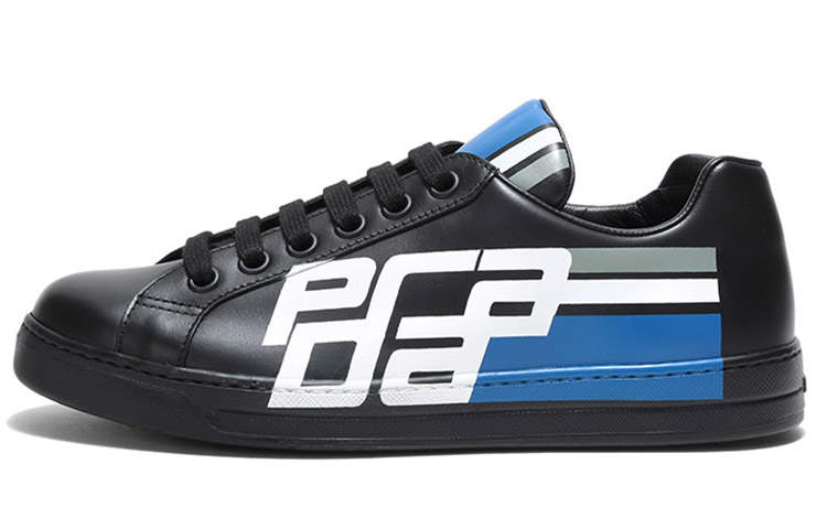 PRADA PRADA Avenue Low 'Vitello Graphic Logo - Black'