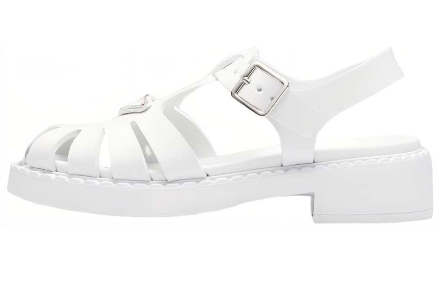 PRADA PRADA Roman Sandals Women's White