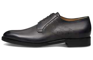 BERLUTI Scritto Leather Minimalist Fashion Dress Shoes Men's Black