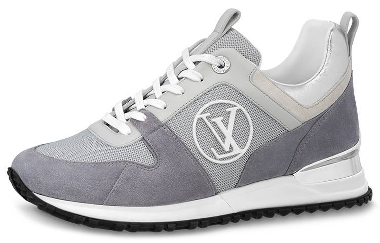 LOUIS VUITTON Run Away Sneakers 'Grey Mesh With Logo' Women's