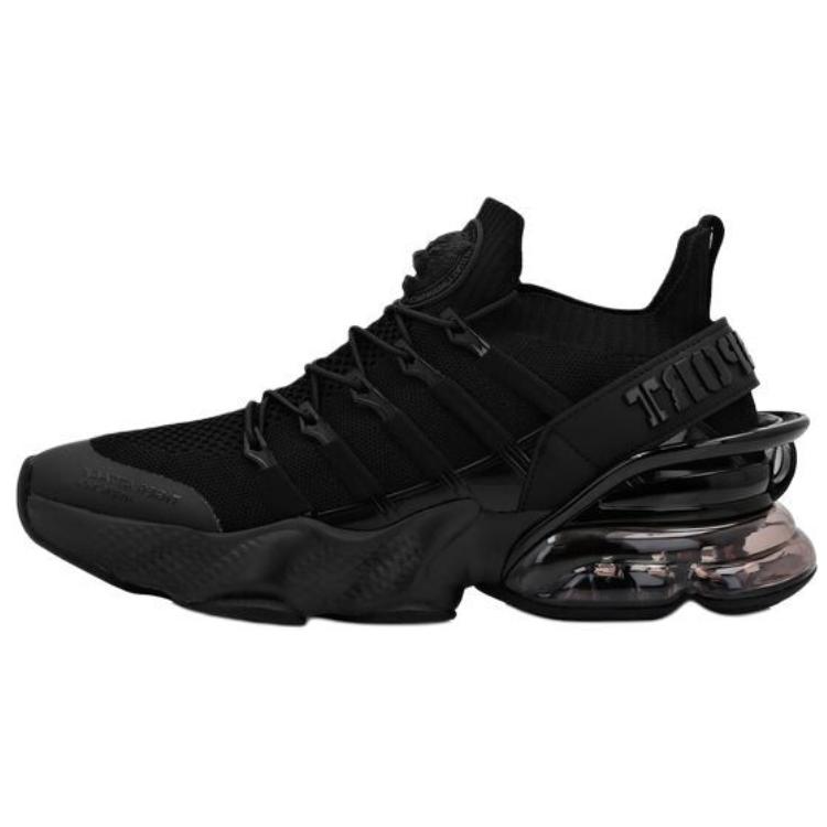 PLEIN SPORT Polyester Low top Casual Shoes Unisex Black