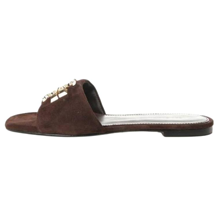 TORY BURCH TORY BURCH Eleanor Slide Slippers Women's Brown