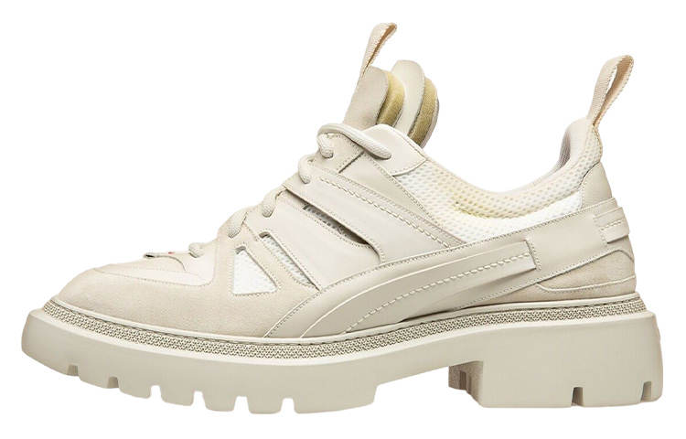 BALLY Vailont Leather Low top Sports Casual Shoes Men's White