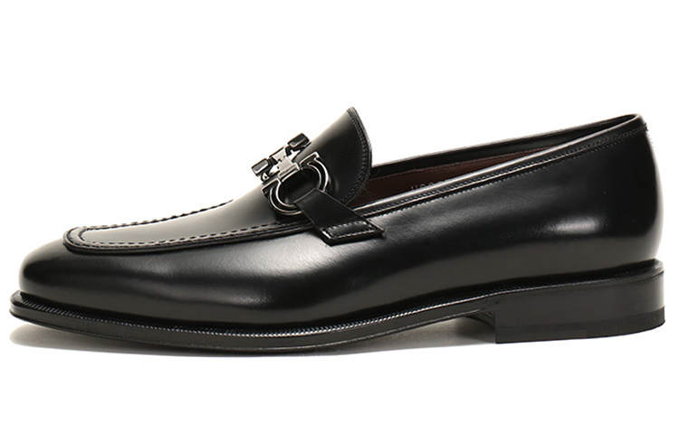 FERRAGAMO Gancini Slip-On Loafers