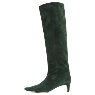 Staud Wally Knee high Boots 5.5cm Women's Green
