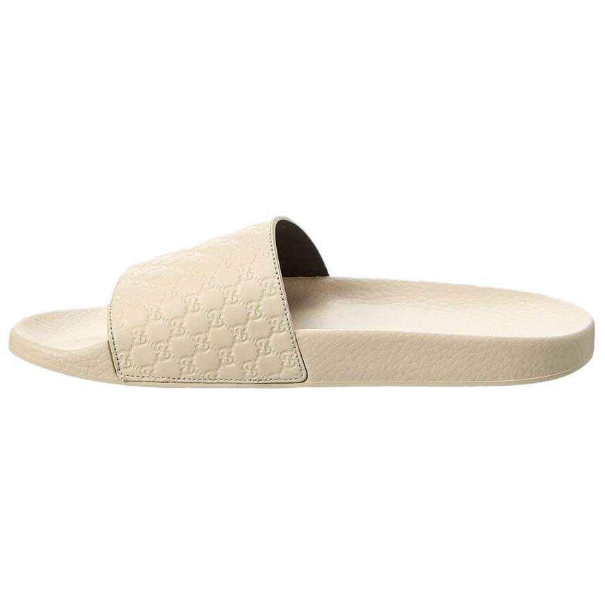 GUCCI Gucci MicroGUCCIssima Slide 'White'