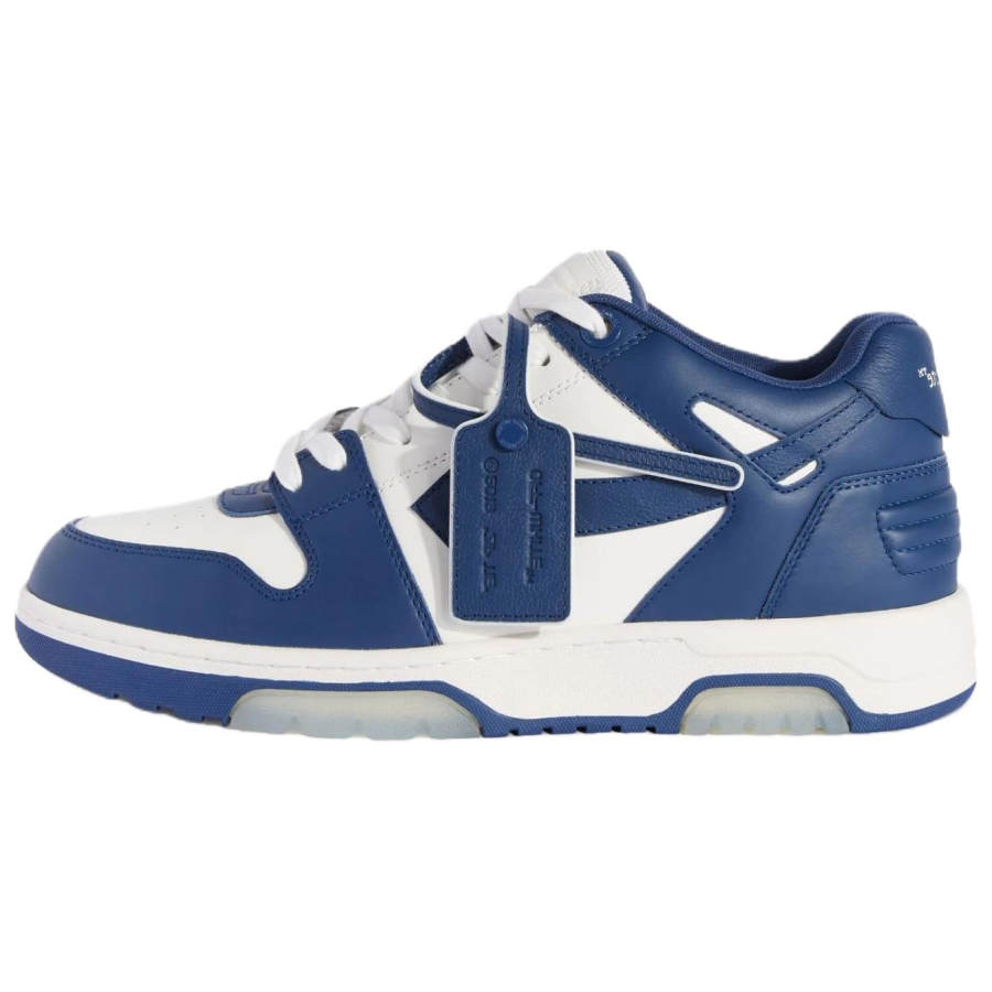 OFF-WHITE OFF WHITE Out Of Office Round Toe Lace Up Sneakers