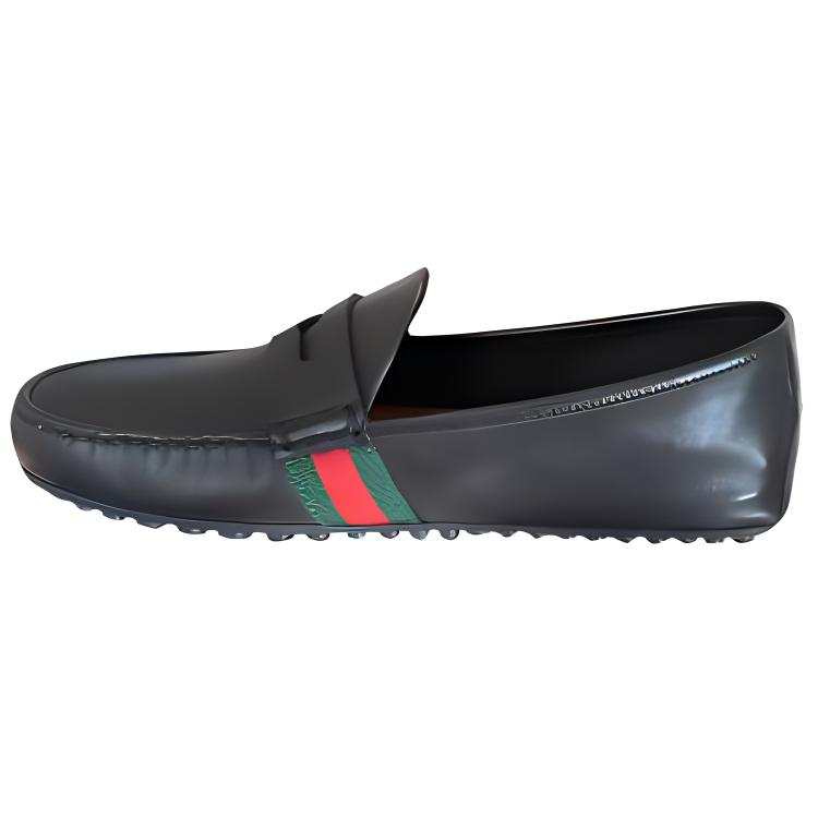 GUCCI Gucci Loafer 'Black Green Red'