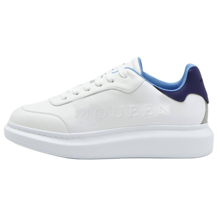 Alexander McQueen Leather Low top Casual Shoes Men's White
