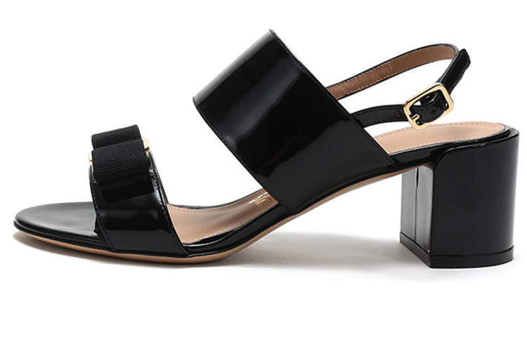 Ferragamo FERRAGAMO Vara One Strap Sandals Women's Black