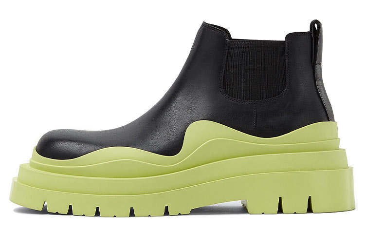 Bottega Veneta Bottega Veneta Tire Chelsea Short Chelsea Boots Women's Avocado Green