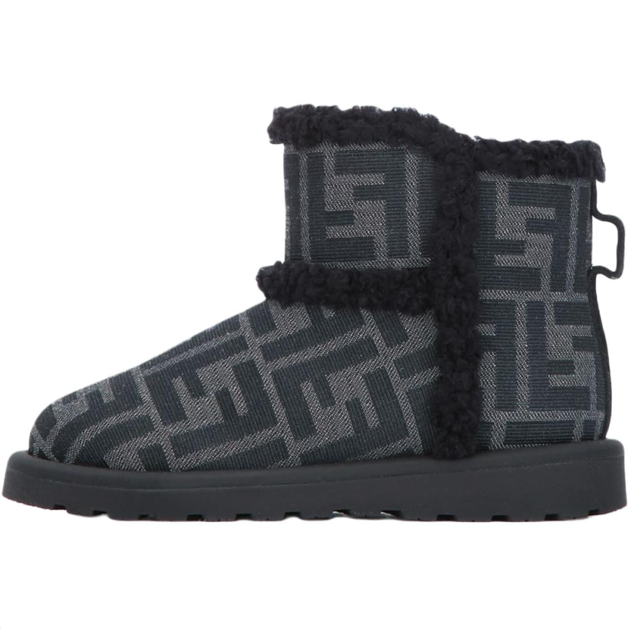 FENDI Tessuto High top Kids' Snow Boots Blue Kids'