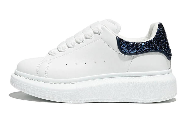 Alexander McQueen Loose Fit Low top Stylish Skateboarding Shoes White Children Aged 3 7 Years Old