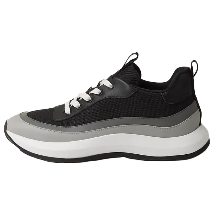 HERMES Gramme Low top Casual Shoes Men's Black