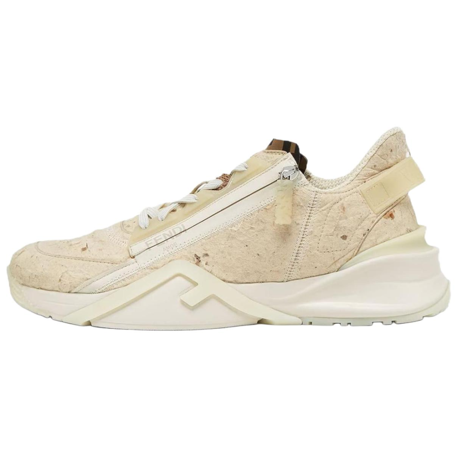FENDI Kengo Kuma x FENDI Flow Low top Casual Shoes Men's Ecru