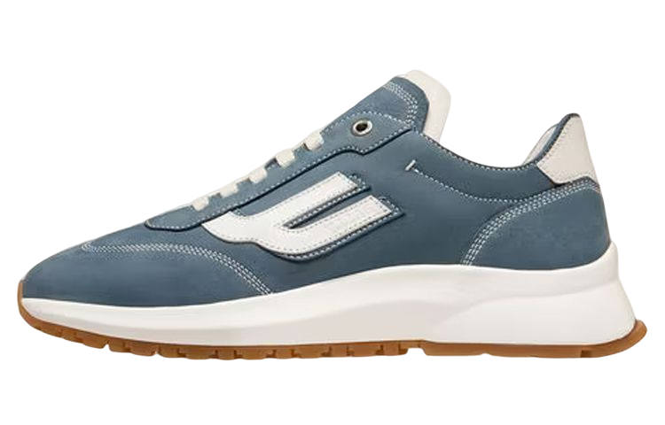 BALLY Demyl Leather Low top Casual Shoes Women's Blue