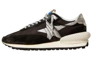Golden Goose Women's Marathon 'Black Metallic Silver'