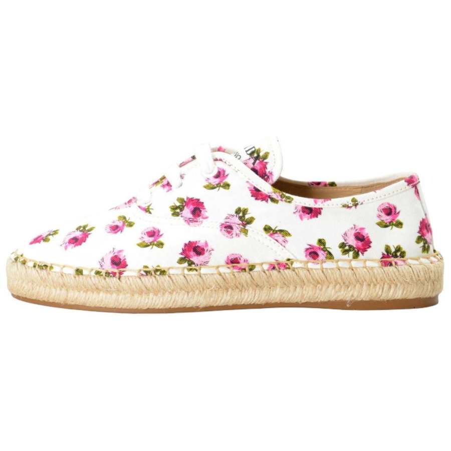 PRADA PRADA Flats Espadrilles Women's White Red