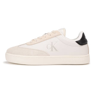 CKJ CALVIN KLEIN JEANS CALVIN KLEIN Skateboard Shoes Men's Moon White/Space Black