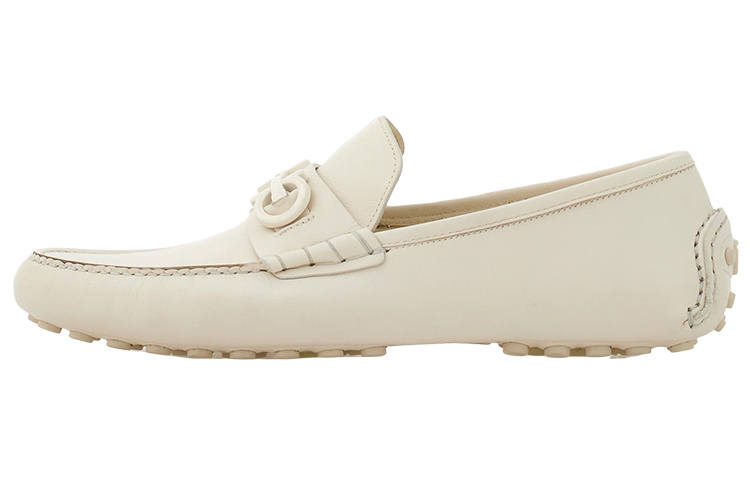 Ferragamo FERRAGAMO Gancini-plaque Leather Loafers