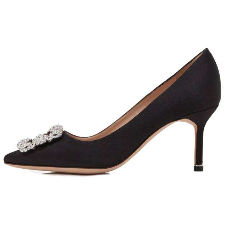 MANOLO BLAHNIK Slim Heel High Heels 7cm Women's Black