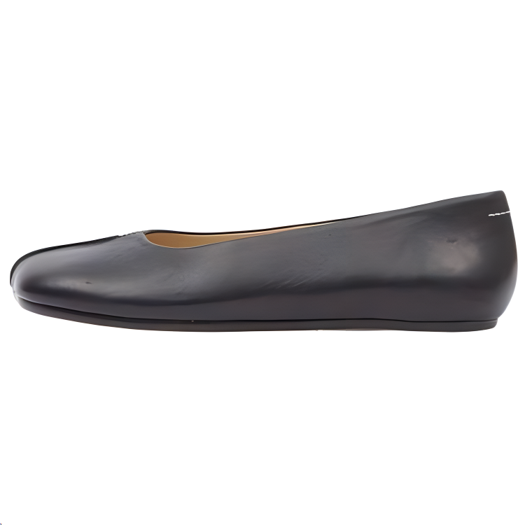 MM6 Maison Margiela Stitch Out Asymmetric Toe Ballerina Shoes Women's