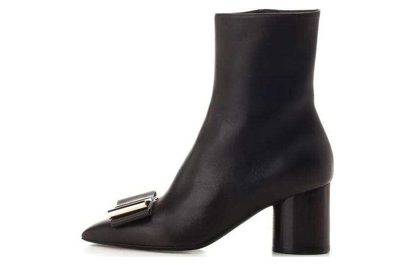 Ferragamo FERRAGAMO 60mm Bow-detail Ankle Boots