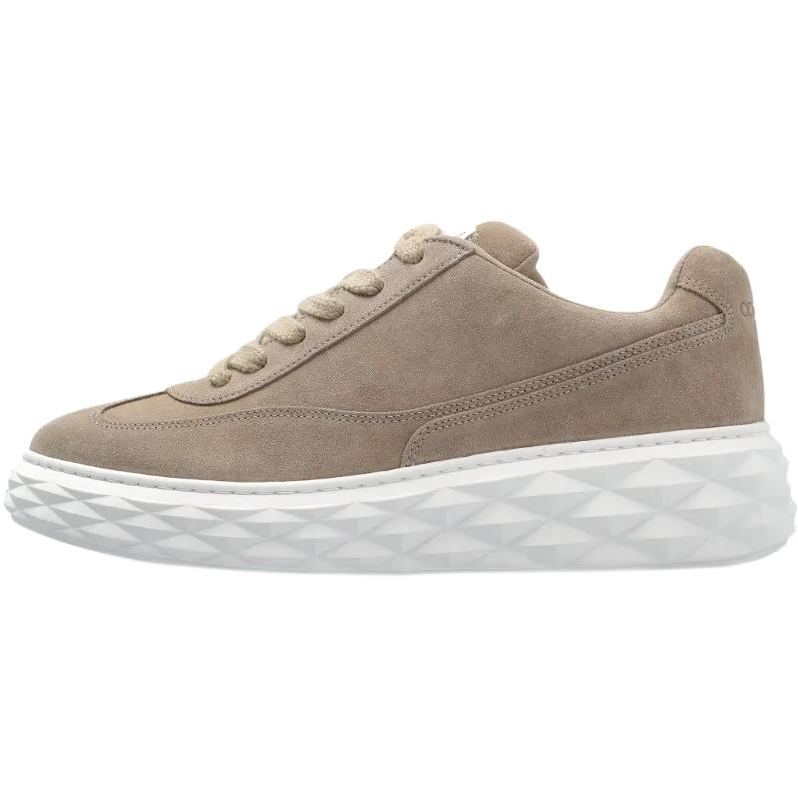 Jimmy Choo Diamond Maxi Retro/m MAXI Suede Low top Casual Shoes Men's Umber