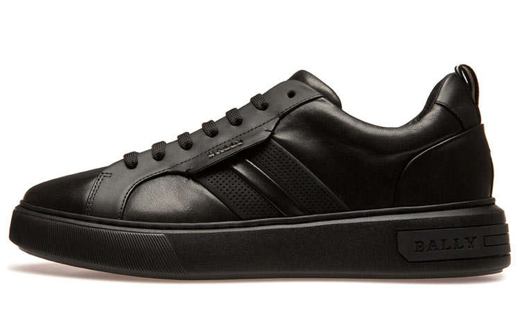 BALLY Maxim Sports Low top Stylish Skateboarding Shoes Men's Black