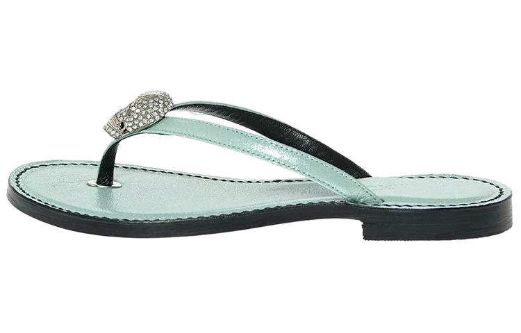 PHILIPP PLEIN Leather Stylish Sandal Women's Blue