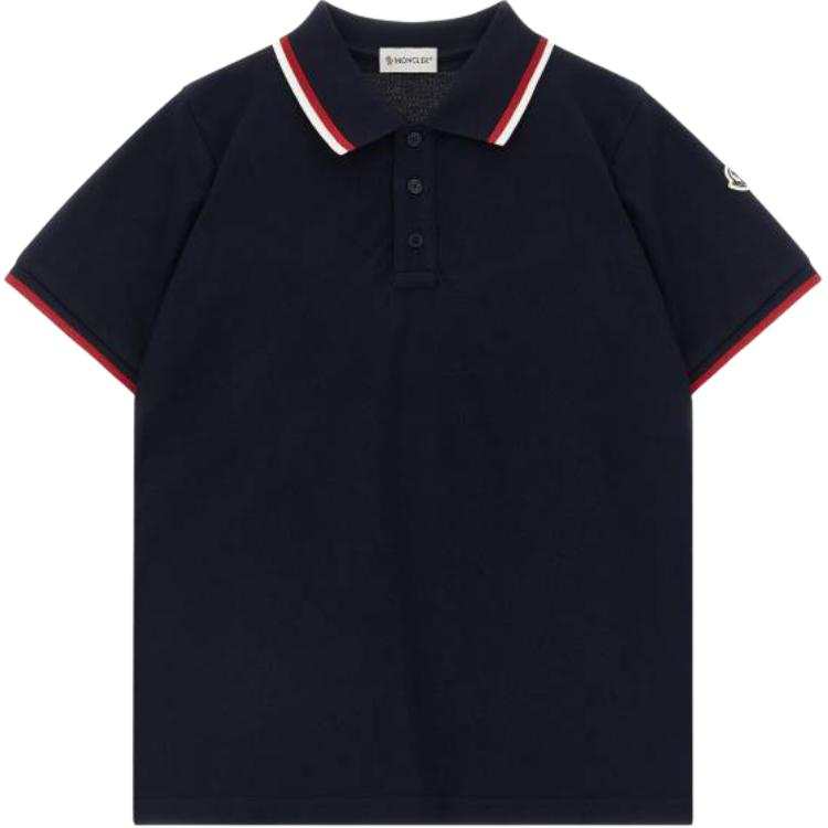 Moncler Polo Shirt SS26 Tricolor Polo Shirt Kids'