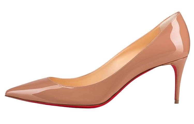 Christian Louboutin CL Slim Heel High Heels 7cm Women's Apricot