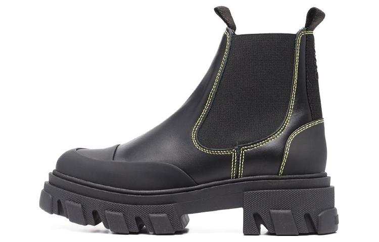 GANNI GANNI Leather Chelsea Ankle Boots