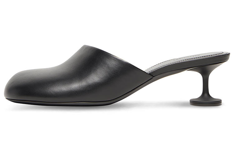 Balenciaga Lady 50mm Mule Blacker Leather Women's