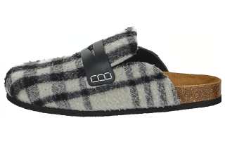 JW Anderson Check Loafer Mules
