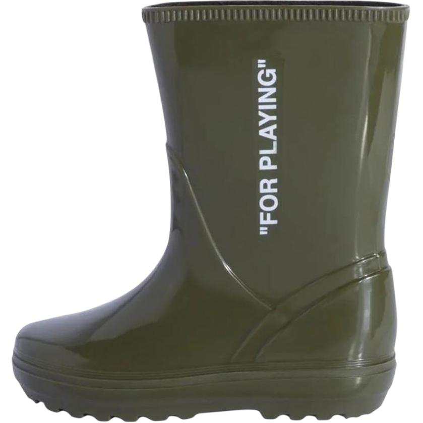 OFF-WHITE OFF WHITE Low Shaft Kids' Boots Green Children Aged 3 7 Years Old