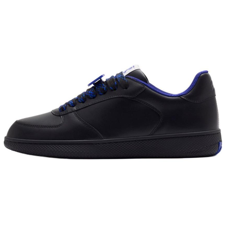 Burberry Terra Low top Skateboard Shoes Women's Black