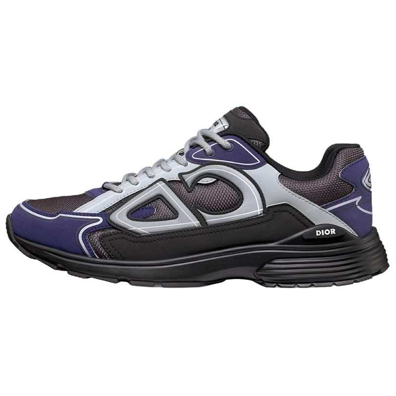 DIOR B30 CD Shoes Low top Casual Shoes Men's Coal Gray